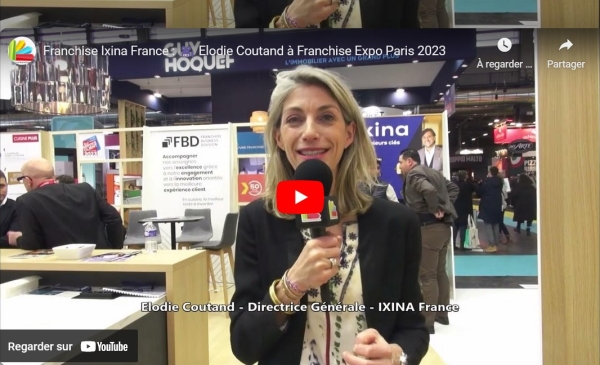 Franchise Ixina France : Elodie Coutand à Franchise Expo Paris 2023 Franchise Ixina France : Elodie Coutand à Franchise Expo Paris 2023