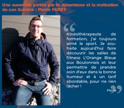 Franchise L'Orange Bleue, Mon Coach Fitness : ouverture d'une nouvelle salle à Boulogne-sur-mer