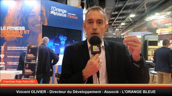 Franchise Expo Paris 2021 : la franchise L'Orange Bleue, Mon Coach Fitness au micro de choisir sa franchise