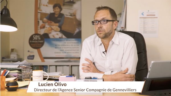 Témoignage de Lucien Olivo, directeur d'agence de la franchise Senior Compagnie à Gennevilliers