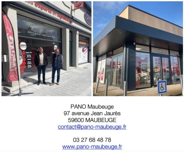 Franchise PANO poursuit son développement dans le Nord de la France avec une nouvelle agence à Maubeuge