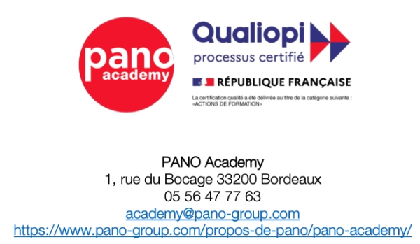 Franchise PANO reçoit la certification QUALIOPI pour son centre de formation