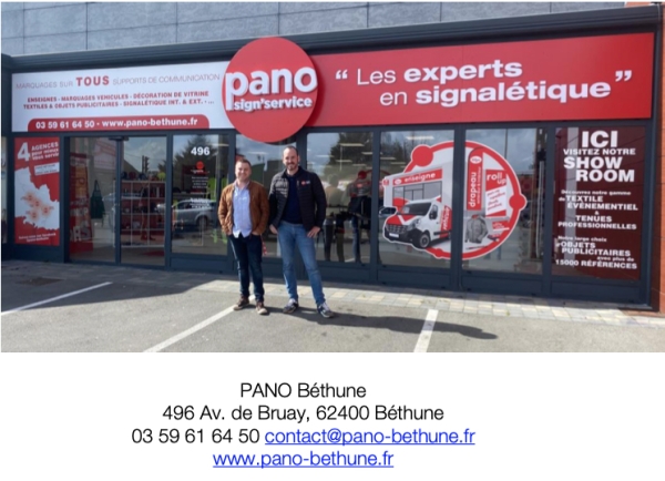 Franchise PANO : deux concessionnaires s’associent dans l’ouverture de l’agence de Béthune