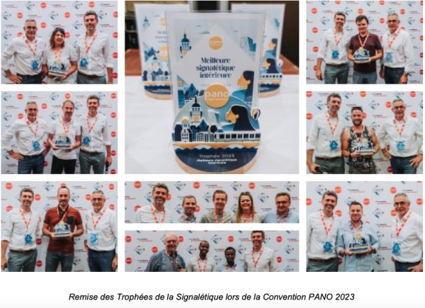 Franchise PANO, le réseau mondial spécialisé dans la communication visuelle a décerné ses Trophées 2023 !