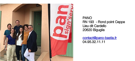 Franchise PANO : inauguration de la 1ère agence en Corse