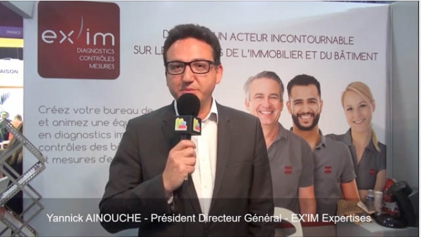 Interview de Yannick AINOUCHE, Président Directeur Général de la franchise EX'IM Expertises au salon Franchise Expo Paris 2017