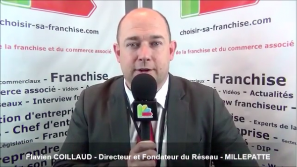 Interview de  Flavien COILLAUD - Directeur et fondateur de la franchise MILLEPATTE