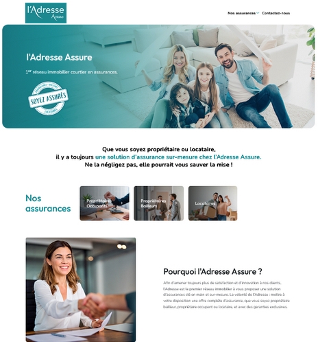 Franchise L’ADRESSE lance l’Adresse Assure, une solution d’assurances clé en main et devient ainsi le 1er réseau immobilier courtier en assurance !