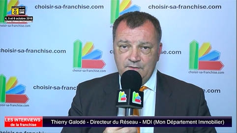 Interview de Thierry Galodé, Directeur du Réseau de franchise MDI au salon SME Paris 2016