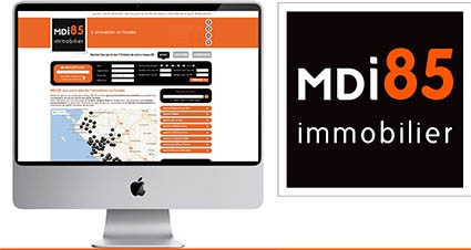 Réseau de franchise immobilier MDI - Site internet