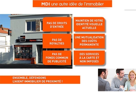 Réseau de franchise immobilier MDI