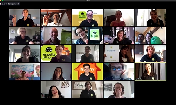 Franchise Les Petits Bilingues : le réseau tient sa convention nationale sur zoom !