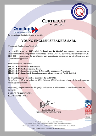 Franchise Les Petits Bilingues : une première certification QUALIOPI dans le réseau