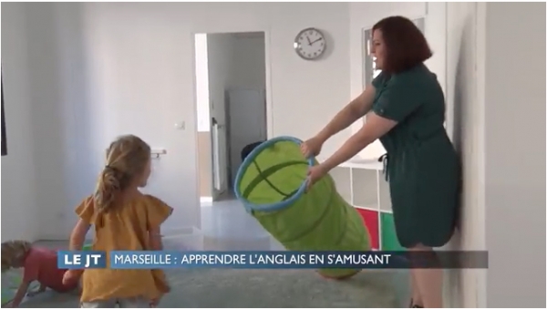 La franchise Les Petits Bilingues : reportage TV sur l'ouverture du franchisé de Marseille