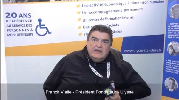 Interview de Franck VIALLE, Président Fondateur de la franchise Ulysse au salon Franchise Expo Paris 2017