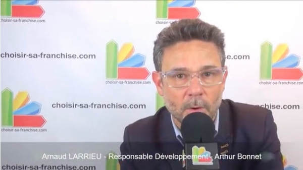 Interview d'Arnaud LARRIEU, Responsable Développement de la franchise Arthur Bonnet au salon Franchise Expo Paris 2017