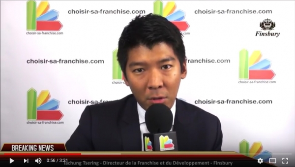 Franchise Finsbury - Interview de Tachung Tsering au Salon SME 2017