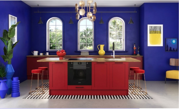 Franchise Cuisine Plus : tendance Color Block avec Elisabeth