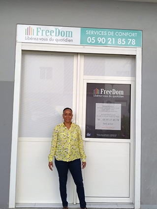 Interview de Marie-Line Mauline, franchisée Free Dom Guadeloupe
