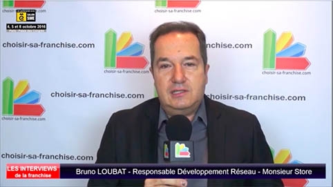 Interview de Bruno LOUBAT, Responsable du Développement Réseau de la franchise Monsieur Store au salon SME Paris 2016