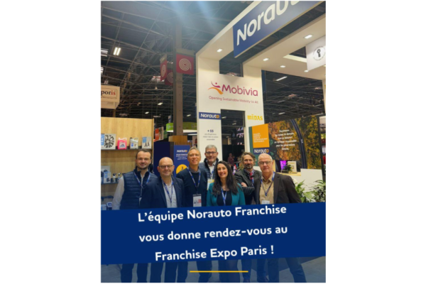 Franchise Norauto : save the date ! Rendez-vous du 14 au 16 mars au salon Franchise Expo Paris 2026 – Stand H92-J93