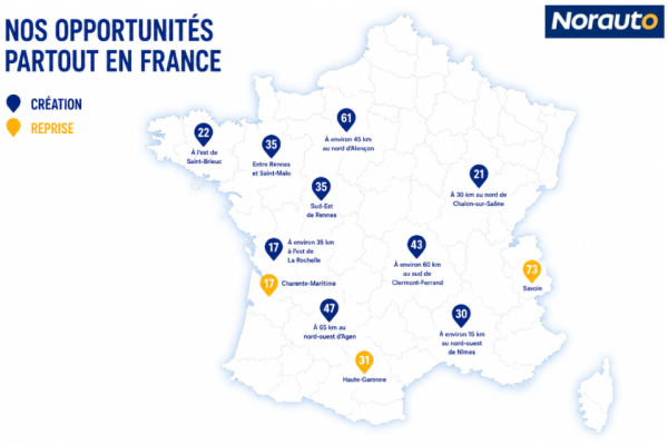 Franchise Norauto : le bon emplacement, la bonne enseigne, le bon moment