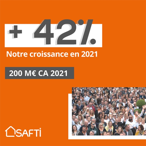Franchise SAFTI : une croissance exceptionnelle de + 42% en 2021, rejoignez le réseau !