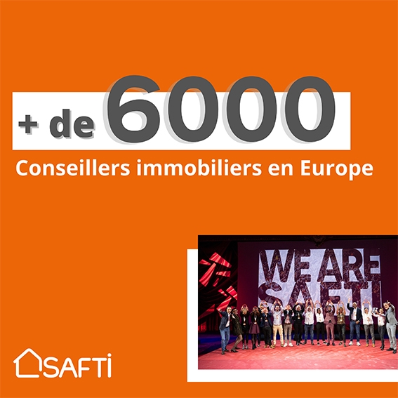 Franchise SAFTI : + de 6 000 conseillers immobiliers en Europe 