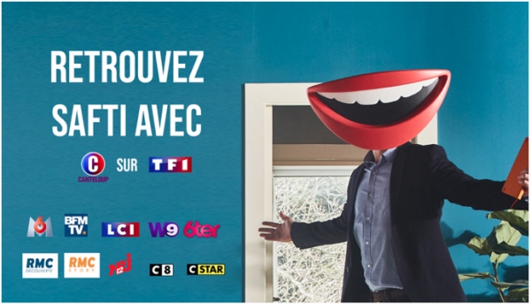 Franchise SAFTI : en janvier 2020, SAFTI revient à la télévision avec une campagne TV exceptionnelle