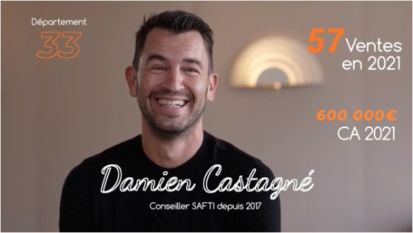 Changer de vie avec la franchise SAFTI : Damien Castagné, conseiller immobilier en Gironde (33) témoigne Changer de vie avec la franchise SAFTI : Damien Castagné, conseiller immobilier en Gironde (33) témoigne