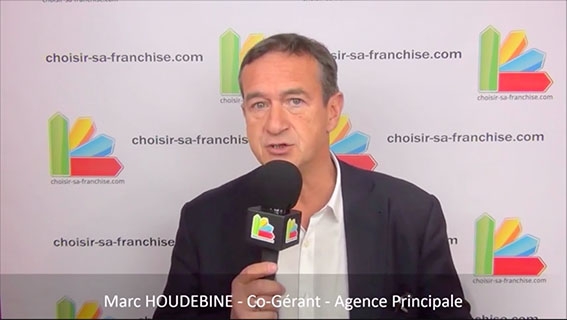 Interview de Marc HOUDEBINE, Co-Gérant du réseau de franchise Agence Principale au salon Franchise Expo Paris 2016