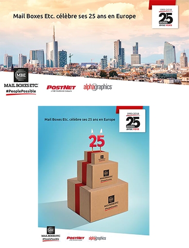 Franchise Mail Boxes Etc. : les 25 ans en Europe