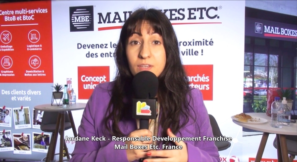 Franchise Mail Boxes Etc : Jordane Keck à Franchise Expo Paris 2023