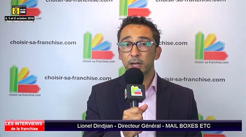 Interview de Lionel Dindjian, Directeur Général de la franchise MBE au salon SME Paris 2016