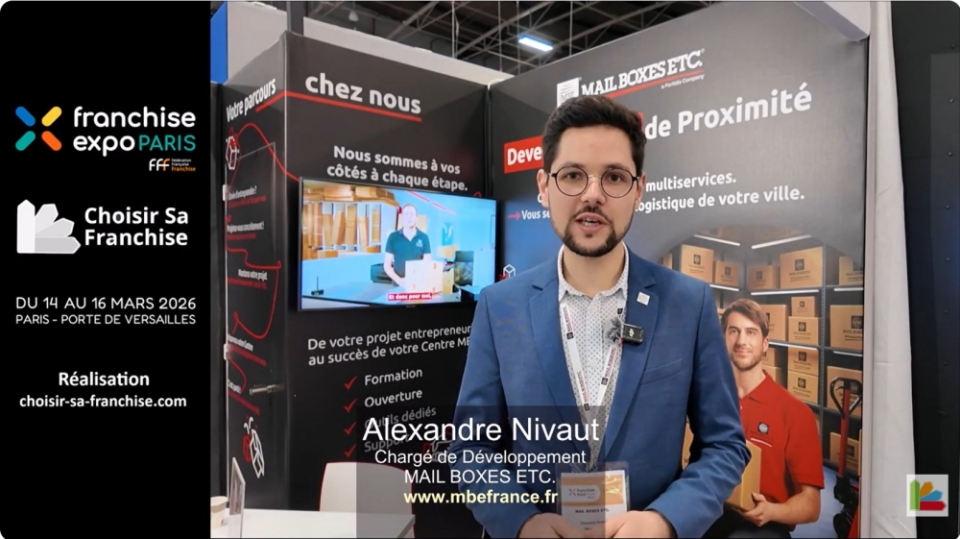 Interview Franchise Mail Boxes Etc. à Franchise Expo Paris 2026