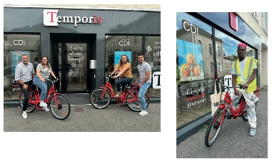 Franchise Agence Temporis : l’enseigne facilite la mobilité de ses clients intérimaires en mettant à leur disposition des vélos électriques !