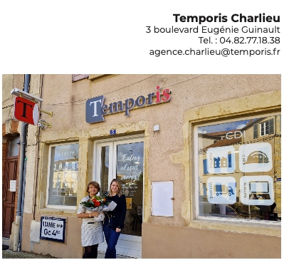 Franchise Agence Temporis : une nouvelle agence d’emploi s’ancre au cœur de Charlieu