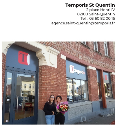 Franchise Agence Temporis : une nouvelle agence d’emploi à St Quentin !
