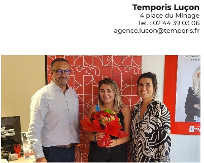 Franchise Agence Temporis étend son rayonnement dans le Sud Vendée avec l’ouverture de sa nouvelle agence à Luçon