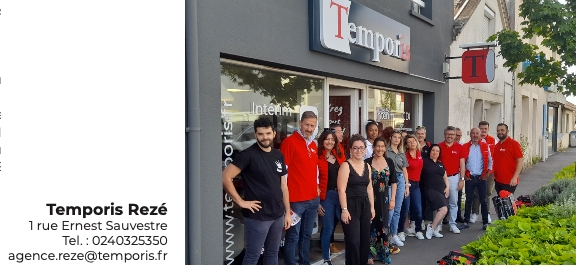 Franchise Agence Temporis : une agence d’emploi à Rezé, rue Ernest Sauvestre !