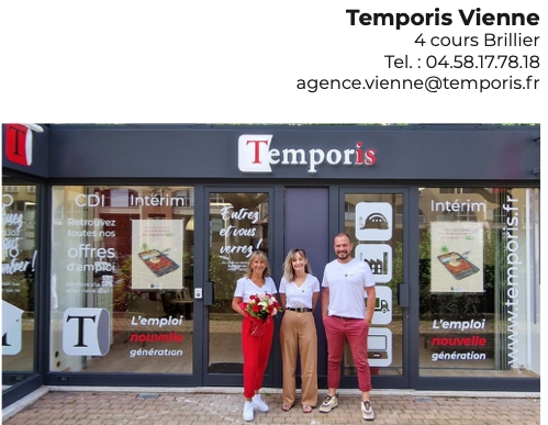 Franchise Agence Temporis ouvre à Vienne : une impulsion nouvelle pour l’emploi local !