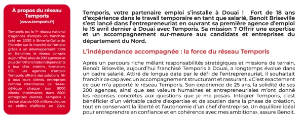 Franchise Temporis : de salariat à entrepreneuriat, il n’y a qu’un pas avec Temporis !