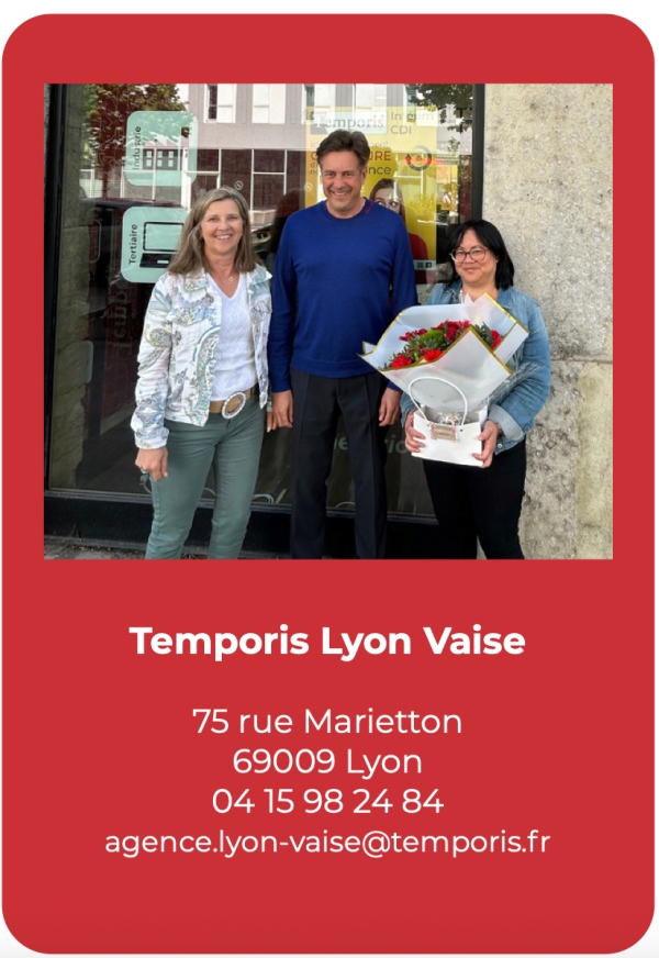 Franchise Franchise Temporis : alerte emploi, une agence vient d’ouvrir à l’ouest de Lyon !