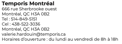 Franchise Temporis : le réseau ouvre sa 1ère agence au Québec !