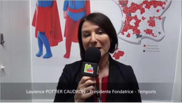 Interview de Laurence POTTIER CAUDRON, présidente fondatrice de la franchise Temporis à Franchise Expo 2019