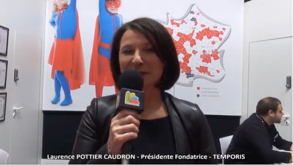 Interview de Laurence Pottier Caudron, Présidente Fondatrice de Temporis au salon Franchise Expo Paris 2018