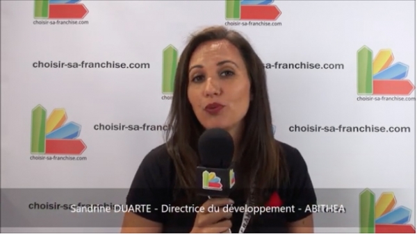 Interview de Sandrine DUARTE, directrice du développement de la franchise Abithéa à Franchise Expo 2019