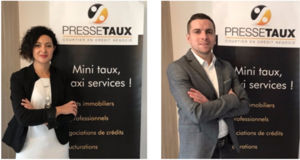 Franchise PresseTaux : Fairouz Benrahal et Grégory Lemaitre, courtiers en crédit négocié, implantent une nouvelle franchise PresseTaux à Tours