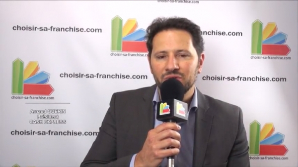 Interview d'Arnaud GUERIN de la franchise Cash Express au Salon SME 2018