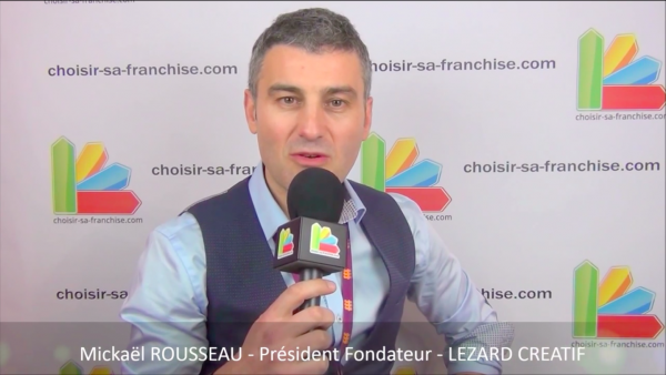 Interview de Mickaël ROUSSEAU, Président Fondateur de la franchise Lézard Créatif au salon Franchise Expo Paris 2016